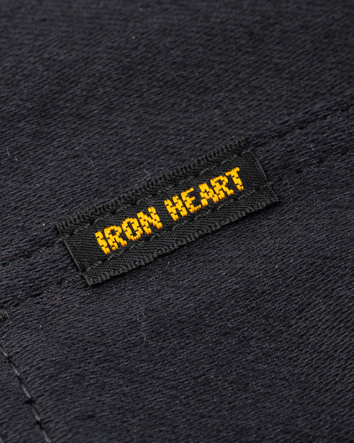 Iron Heart 12oz Military Moleskin Western Shirt - Black
