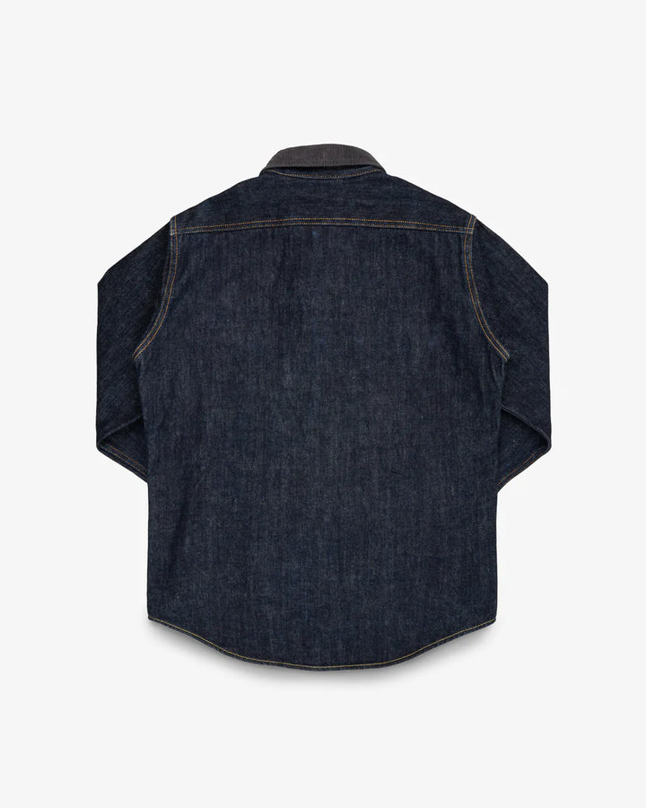 Iron Heart 16oz Selvedge Denim CPO Shirt - Indigo
