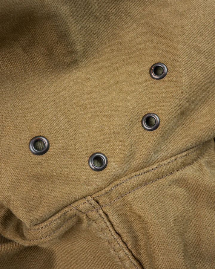 Iron Heart 12oz Whipcord Lightweight N1 Deck Jacket - Khaki