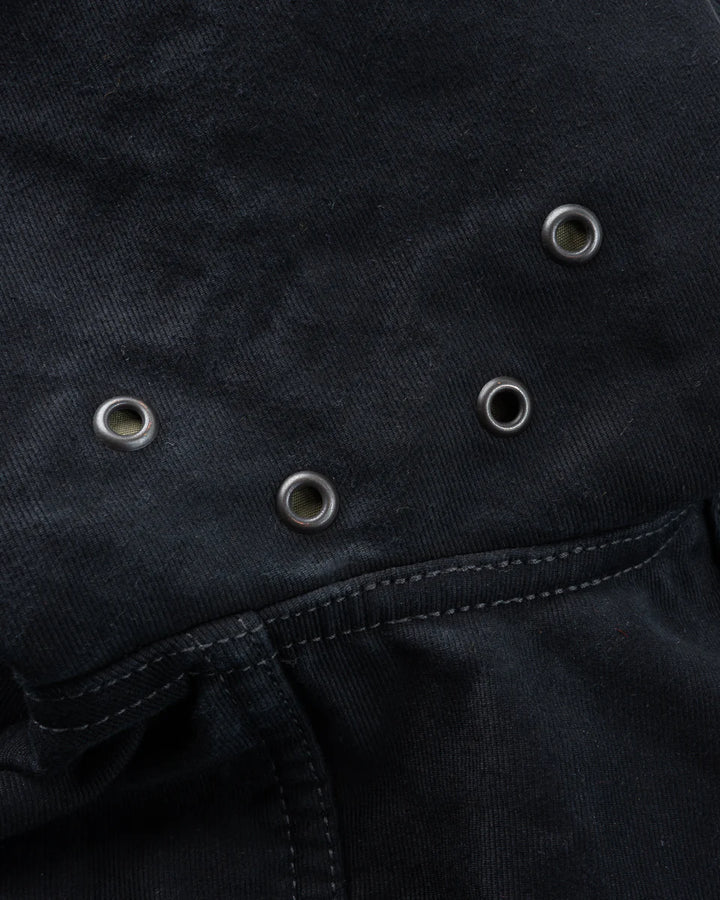 Iron Heart 12oz Whipcord Lightweight N1 Deck Jacket - Black