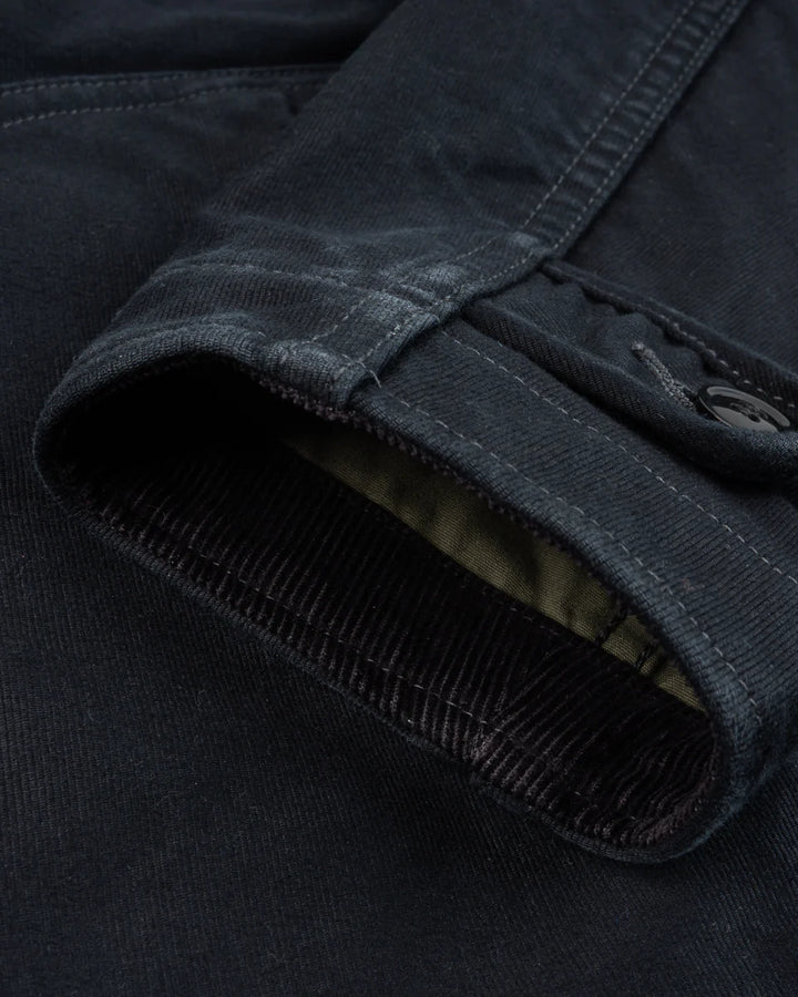 Iron Heart 12oz Whipcord Lightweight N1 Deck Jacket - Black