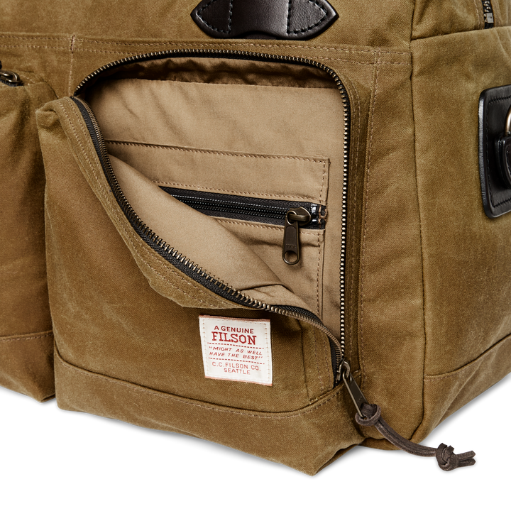 Filson - 48 Hour Tin Cloth Duffle Bag in Dark Tan