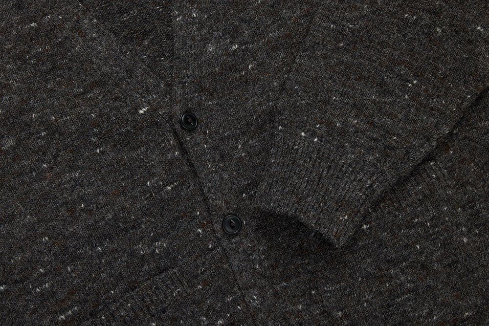 3sixteen Classic Cardigan - Pewter Tweed