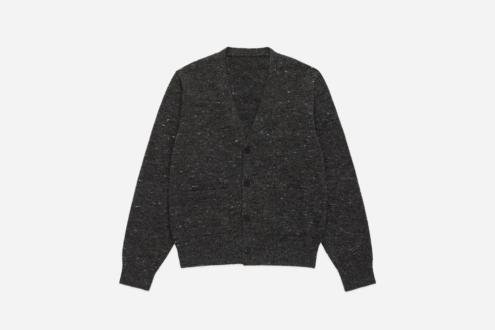 3sixteen Classic Cardigan - Pewter Tweed