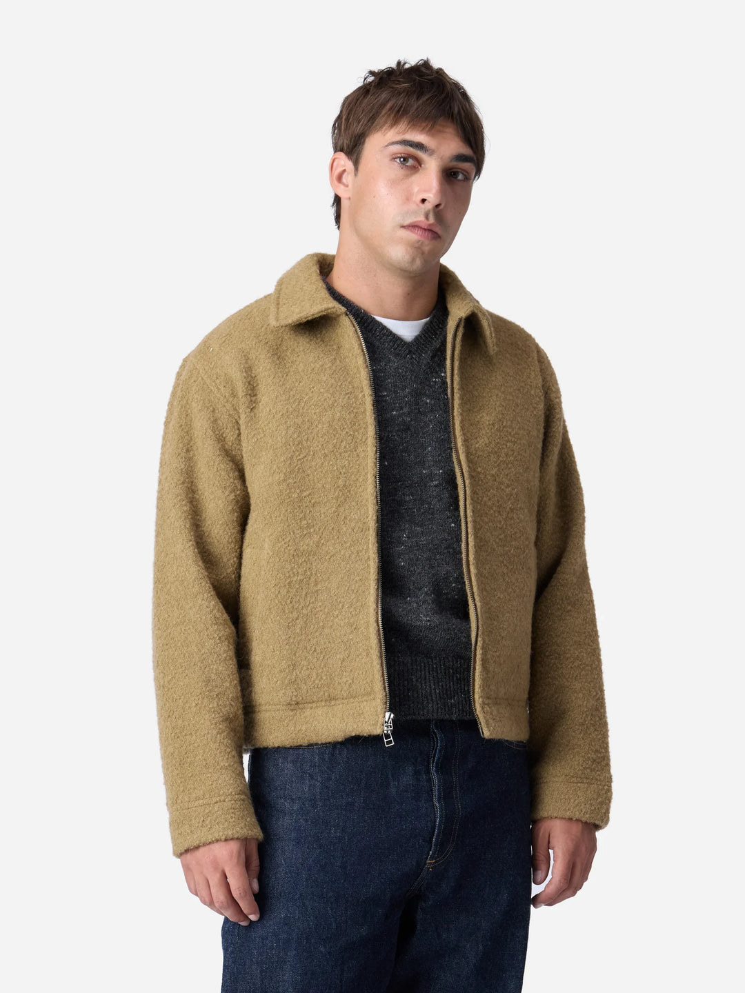 3sixteen Club Jacket - Wheat Boucle