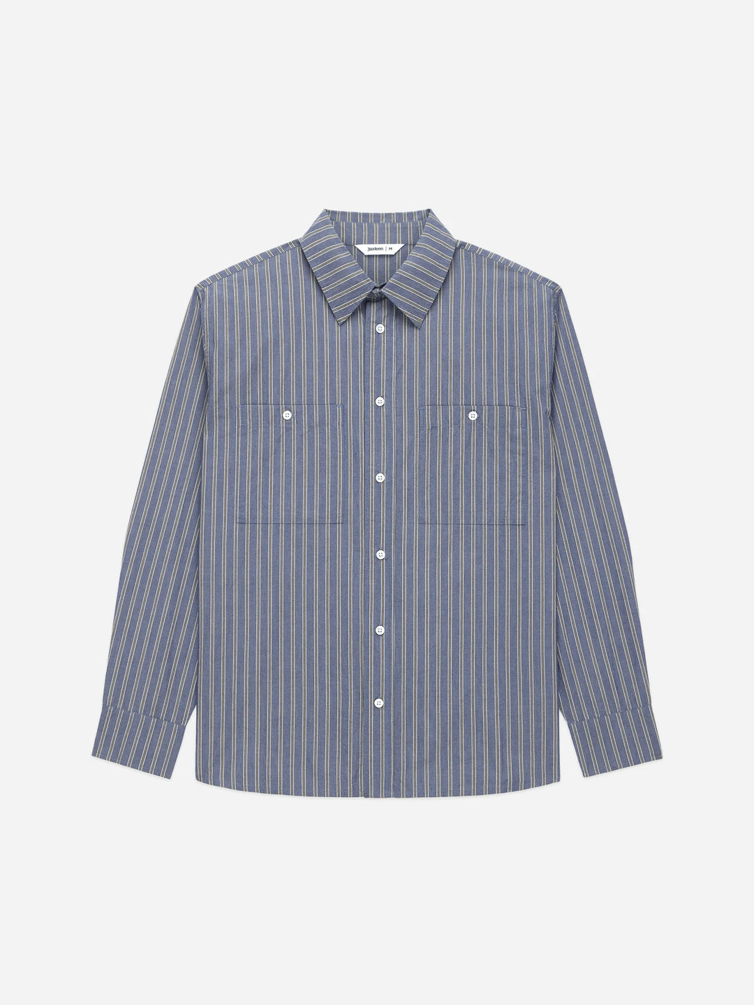 3sixteen Commuter Shirt - Navy/Coyote Stripe
