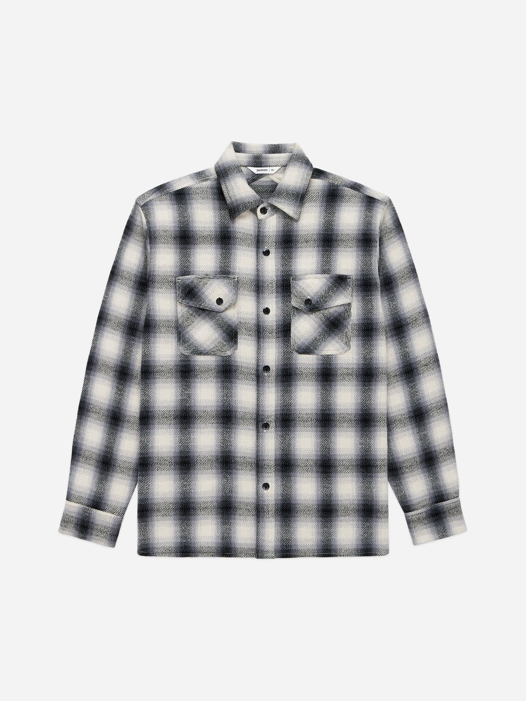 3Sixteen - Crosscut Flannel in Cream/Black