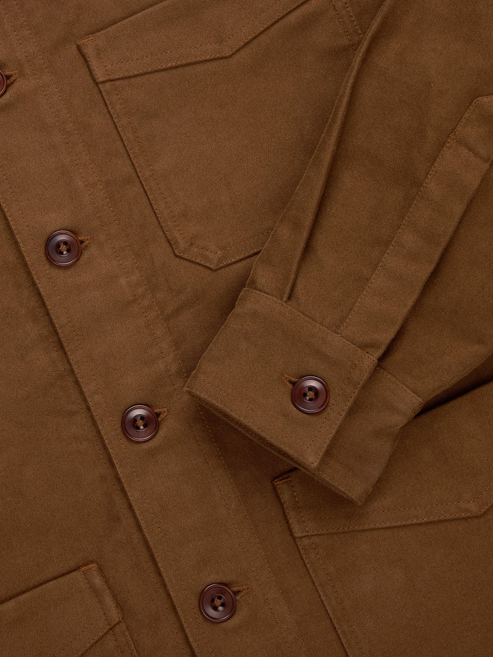 3sixteen French Work Jacket - Brown Moleskin
