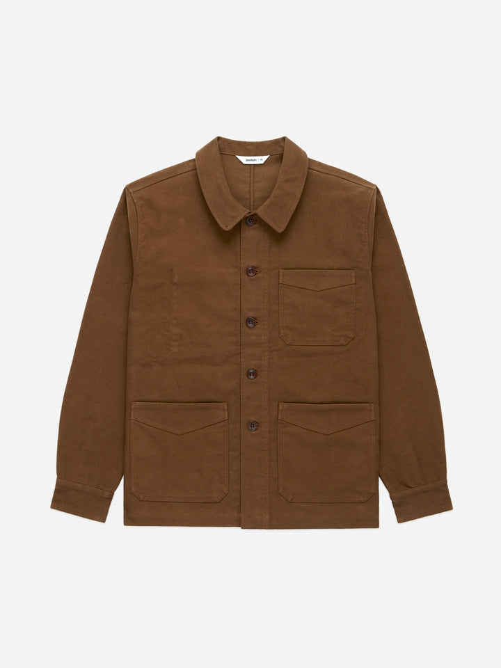 3sixteen French Work Jacket - Brown Moleskin
