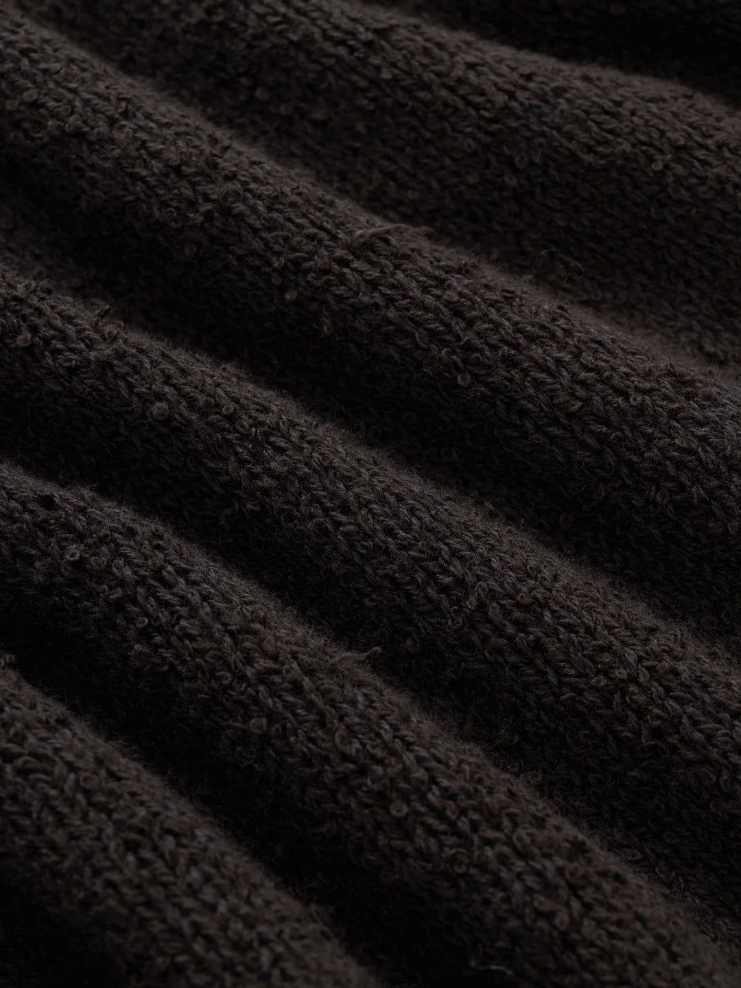 3sixteen Long Sleeve Knit Polo - Bark Boucle