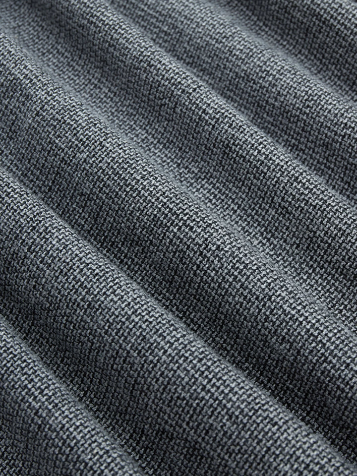 3sixteen Loop Collar Shirt - Black Marled