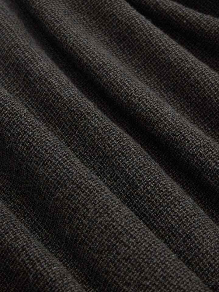 3sixteen Loop Collar Shirt - Chocolate Marled