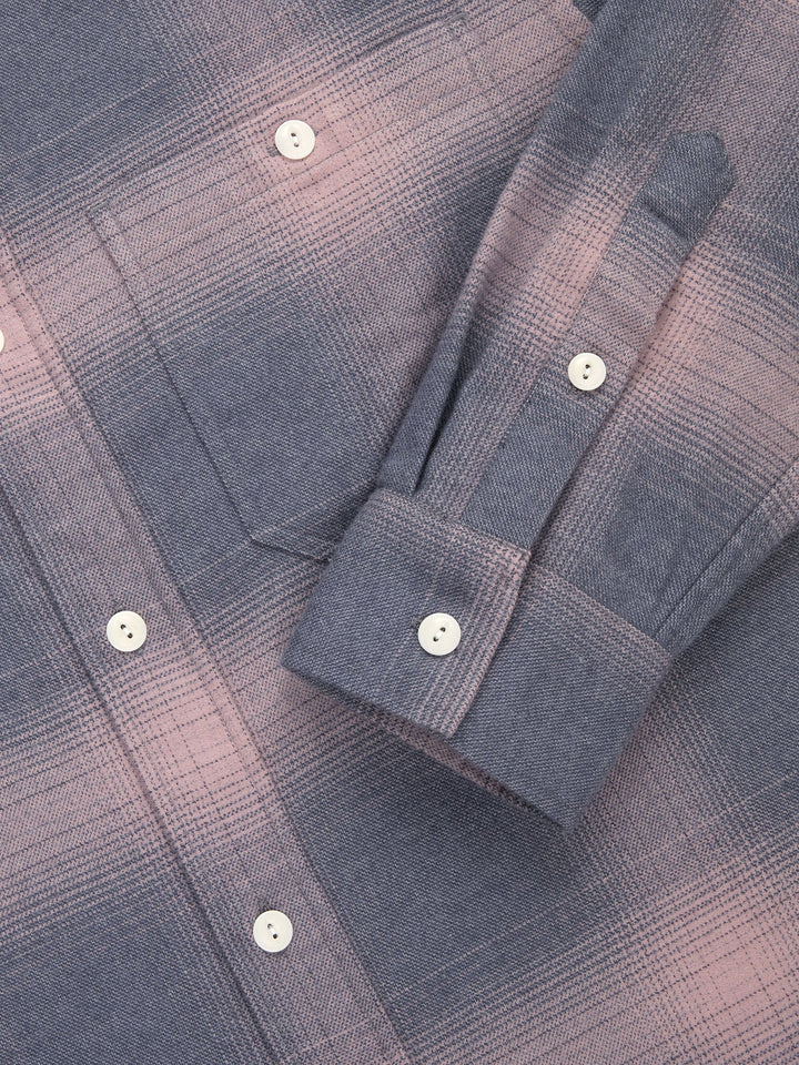 3sixteen Utility Flannel - Mauve Ombre
