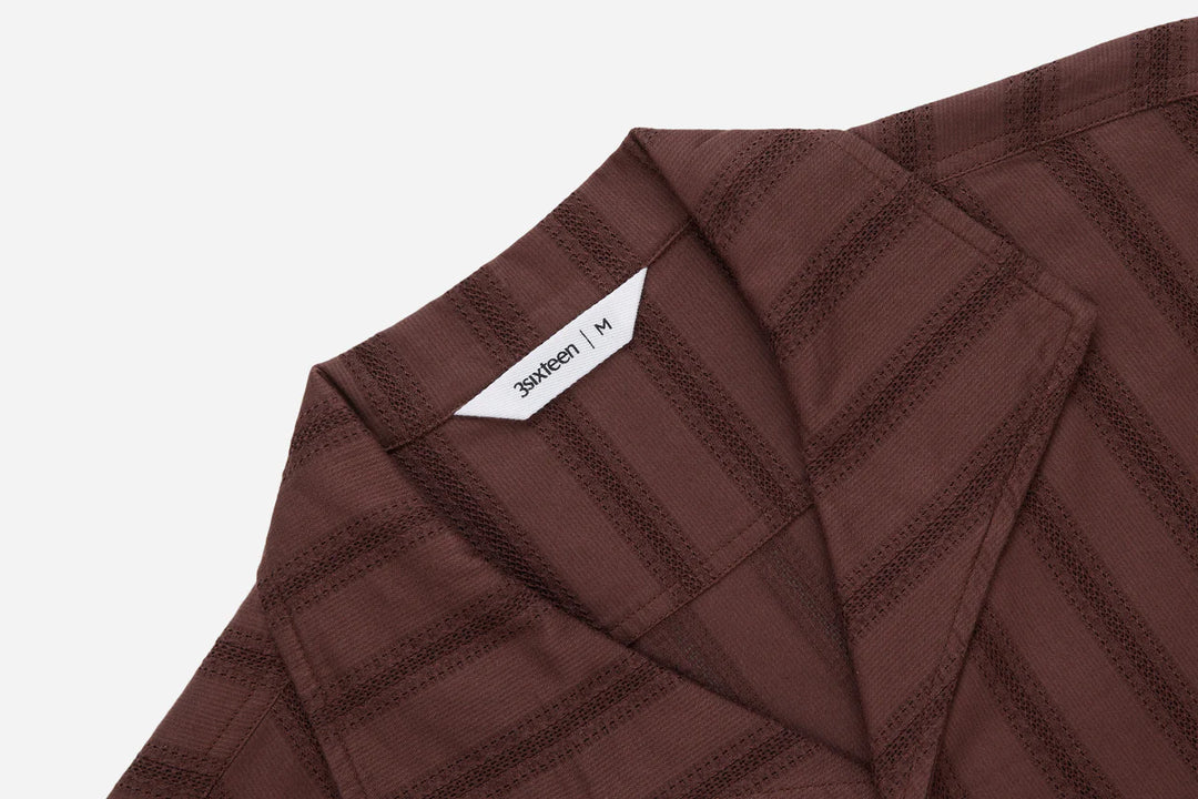 3sixteen Leisure Shirt - Brick Lace Weave