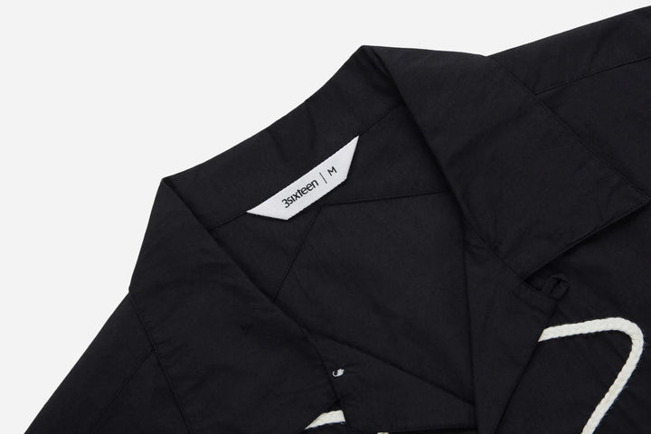3sixteen Vacation Shirt - Black Squiggle