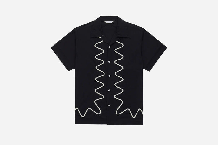 3sixteen Vacation Shirt - Black Squiggle