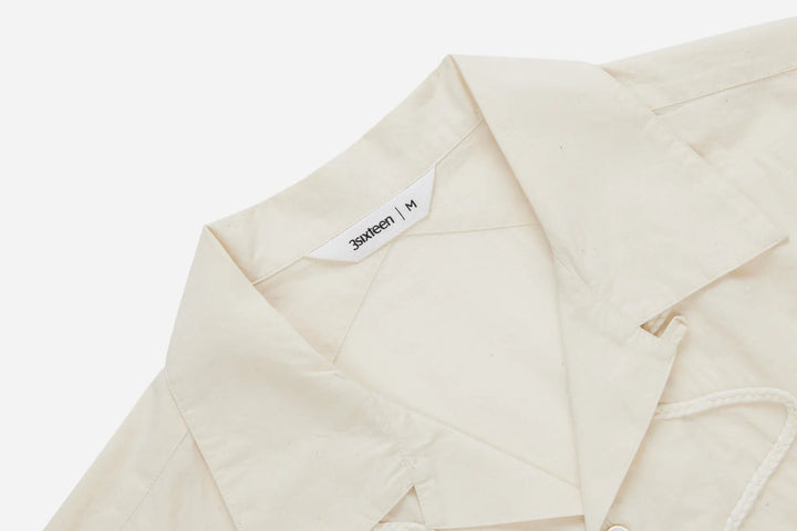 3sixteen Vacation Shirt - Ecru Squiggle