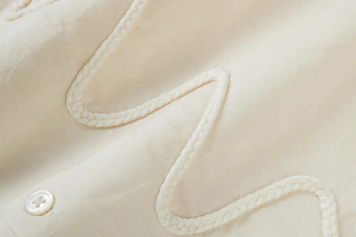 3sixteen Vacation Shirt - Ecru Squiggle