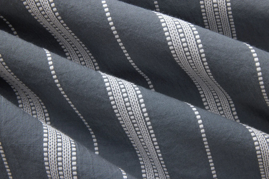3sixteen Cabana Shirt - Sage Ticking Stripe