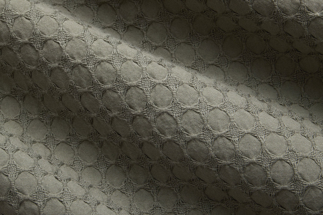 3sixteen Resort Shirt - Olive Geo Weave