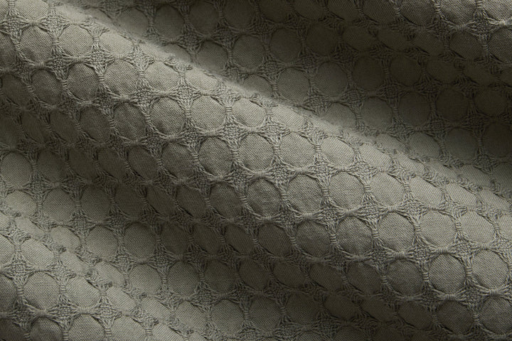 3sixteen Resort Shirt - Olive Geo Weave