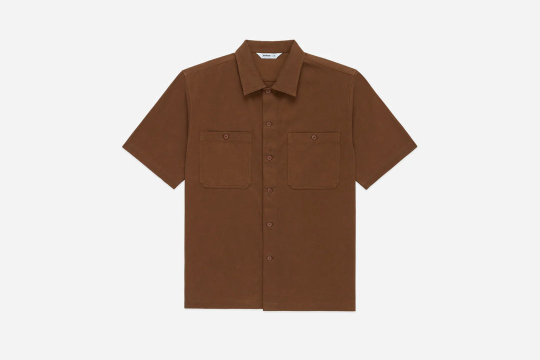 3sixteen Short Sleeve Workshirt - Sandstone Twill