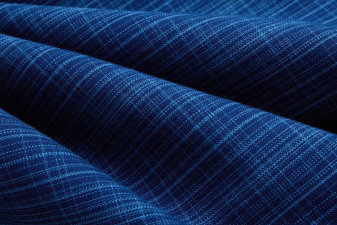 3sixteen Vacation Shirt - Indigo Microcheck