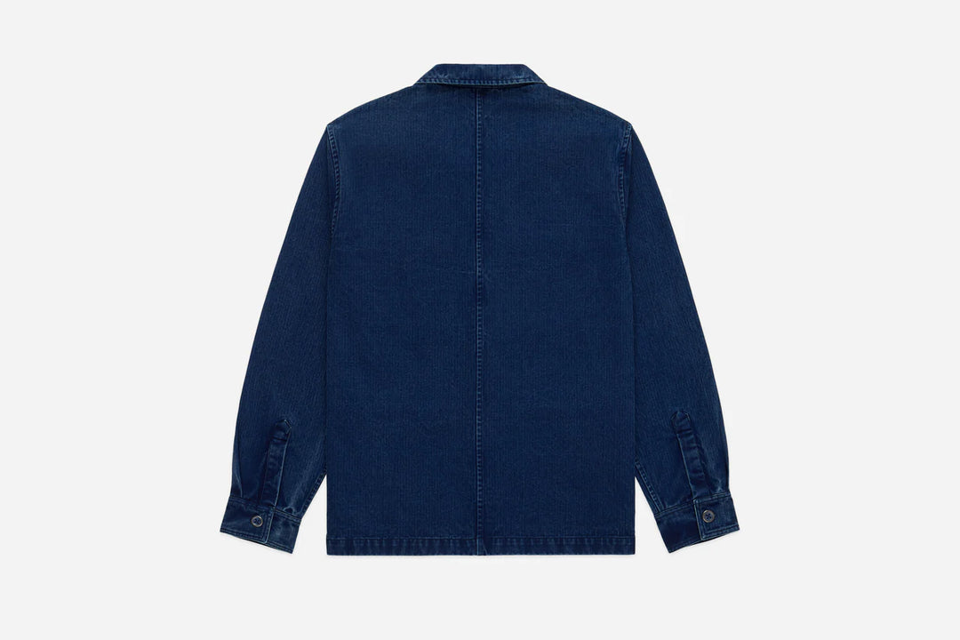 3sixteen French Work Jacket - Indigo HBT