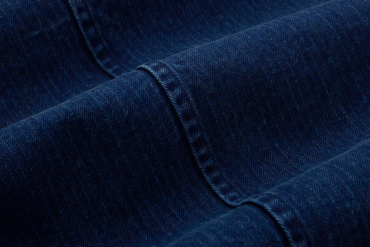 3sixteen French Work Jacket - Indigo HBT