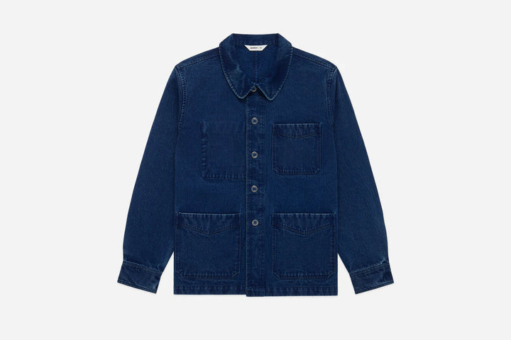 3sixteen French Work Jacket - Indigo HBT