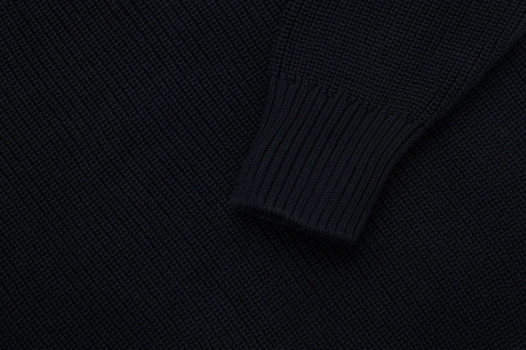 3sixteen Cotton Crewneck Sweater - Black