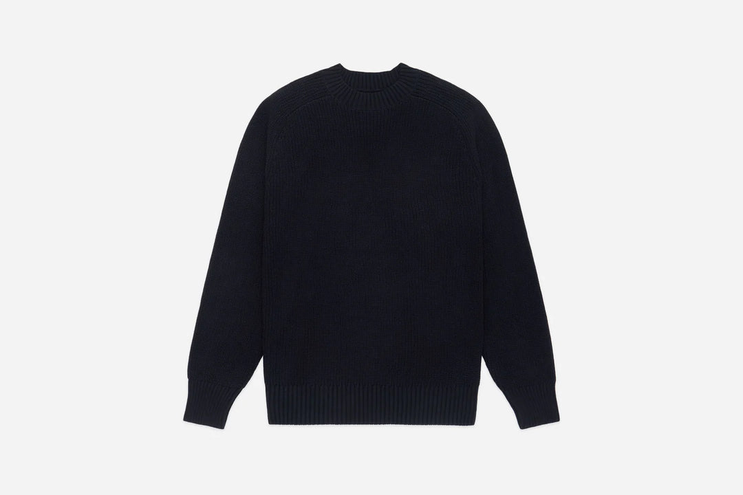 3sixteen Cotton Crewneck Sweater - Black
