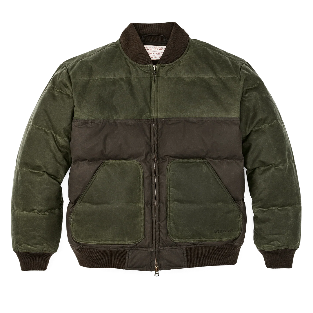Filson Down Bomber Jacket - Otter Green