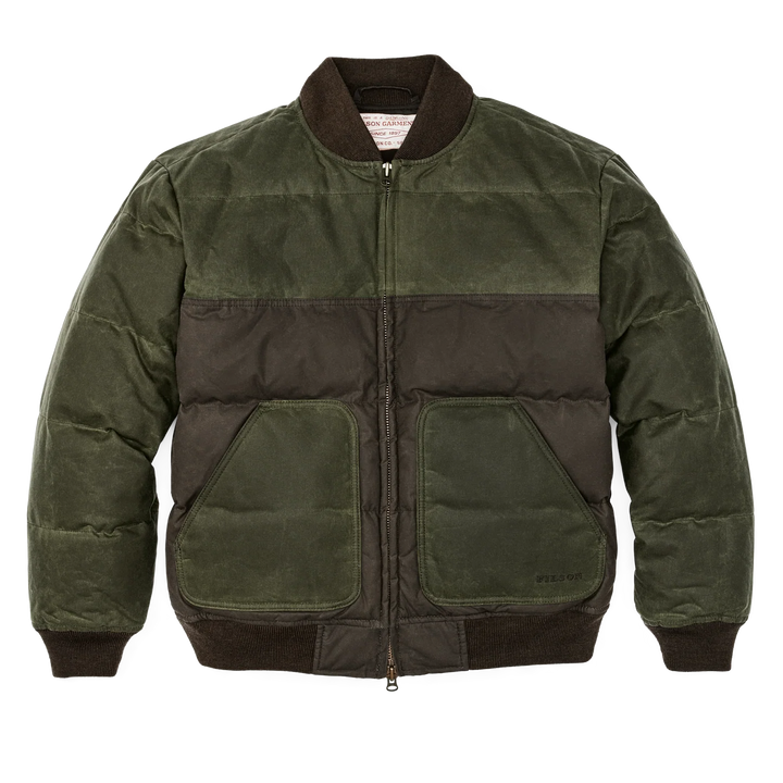 Filson Down Bomber Jacket - Otter Green