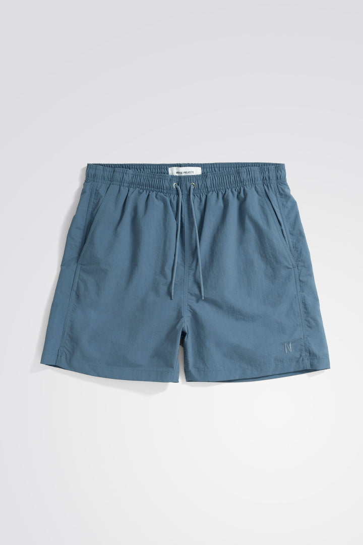 HAUGE RECYCLED NYLON SWIMMERS - FOG BLUE