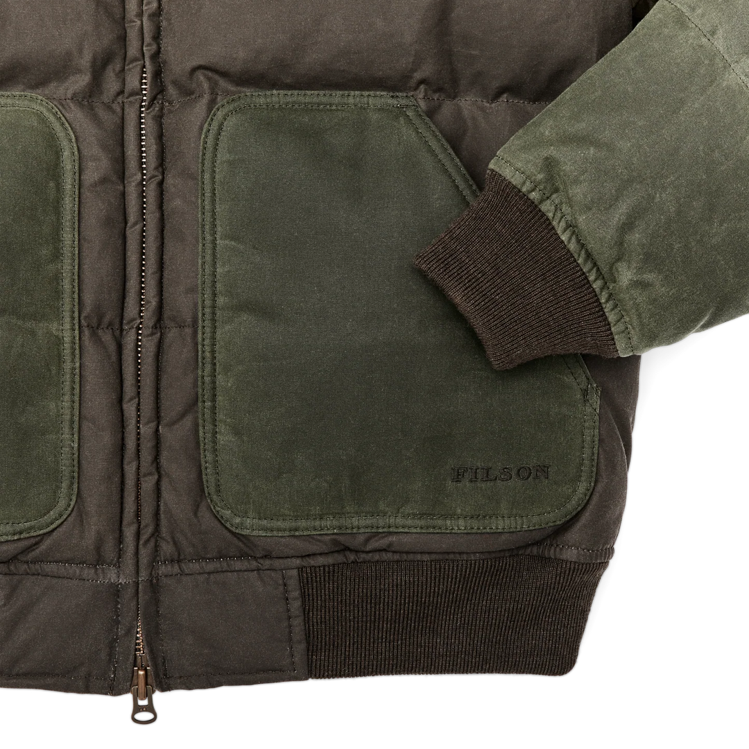 Filson Down Bomber Jacket - Otter Green