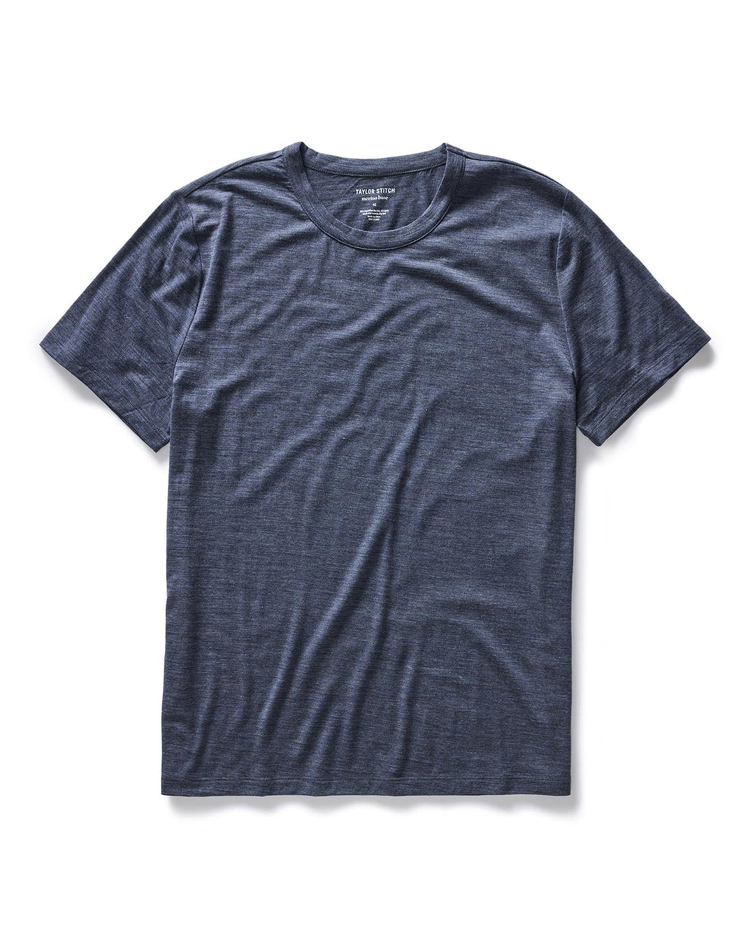 Taylor Stitch - The Merino Tee in Heather Navy