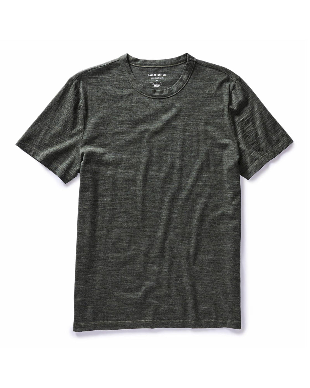 Taylor Stitch - The Merino Tee in Heather Army