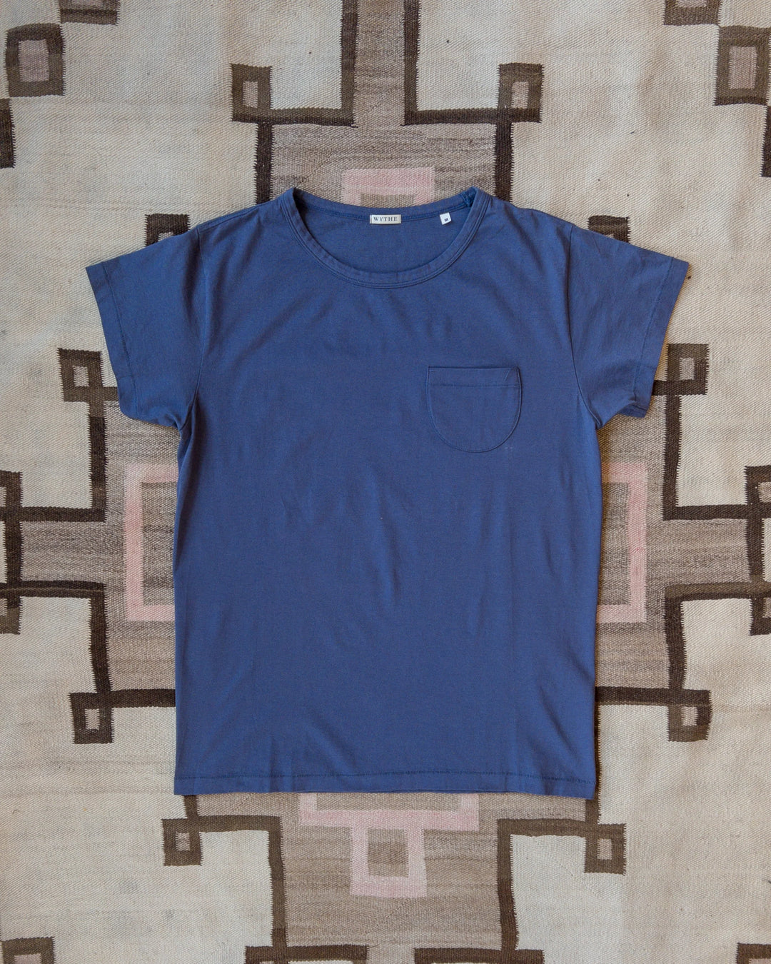 Wythe Tubular Pocket Tee Shirt - Faded Navy