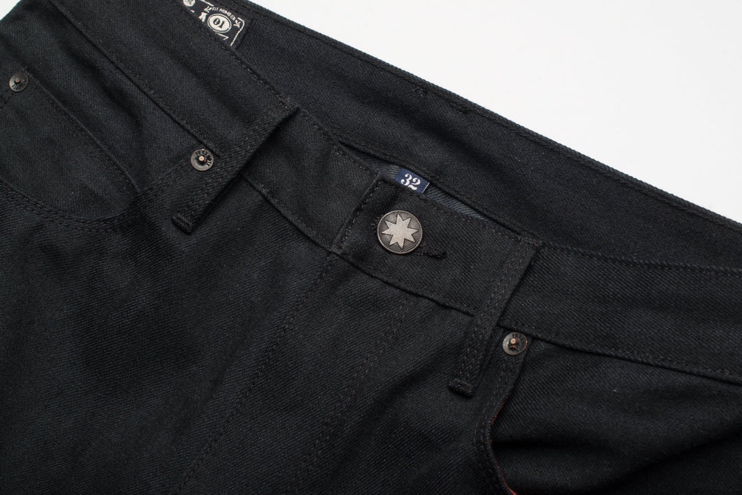 Freenote Cloth Avila Slim Taper Raw 14.25oz Black Grey