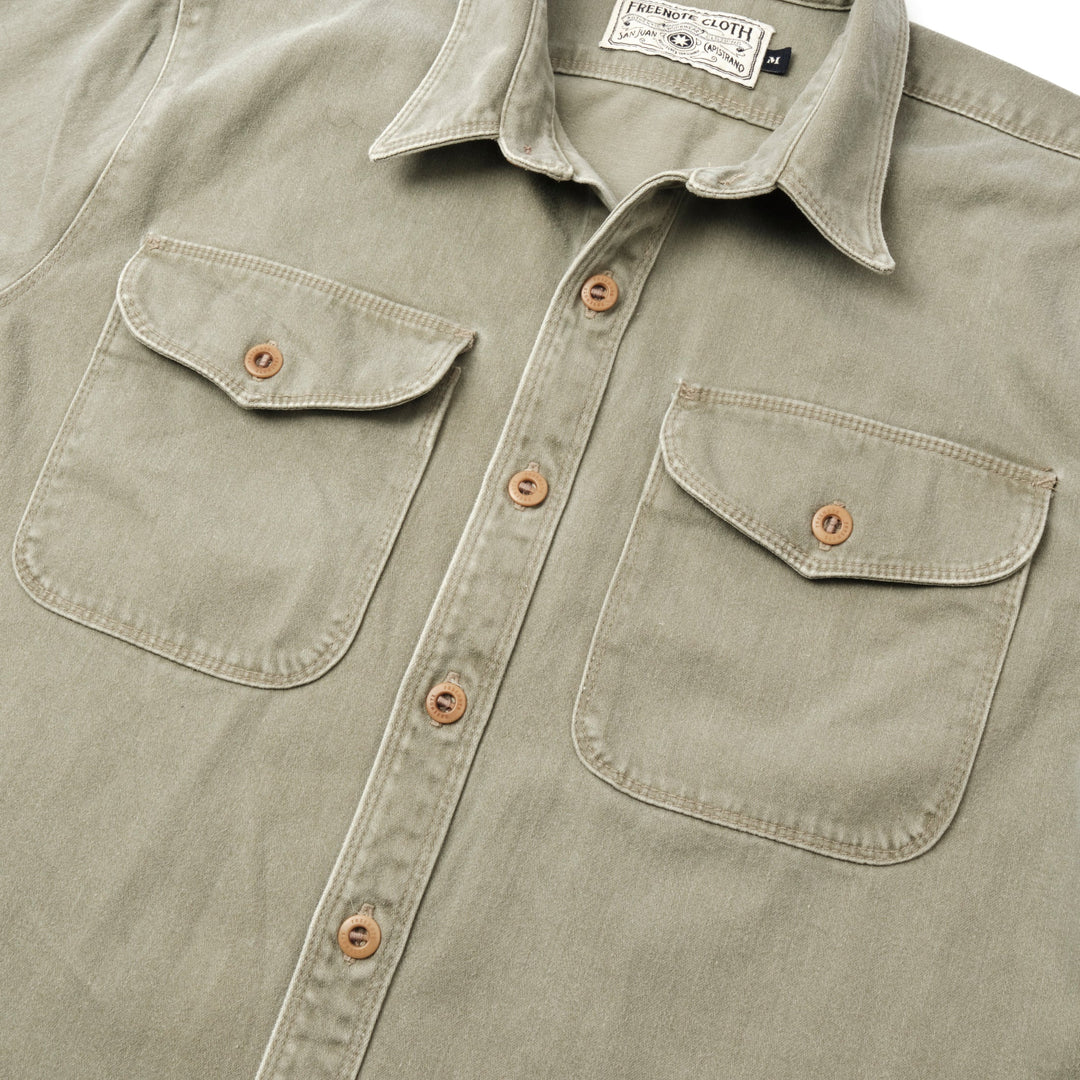 Freenote Cloth Utility Shirt - Olive