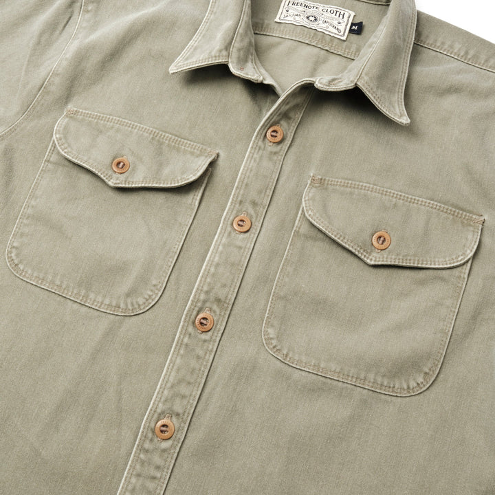 Freenote Cloth Utility Shirt - Olive