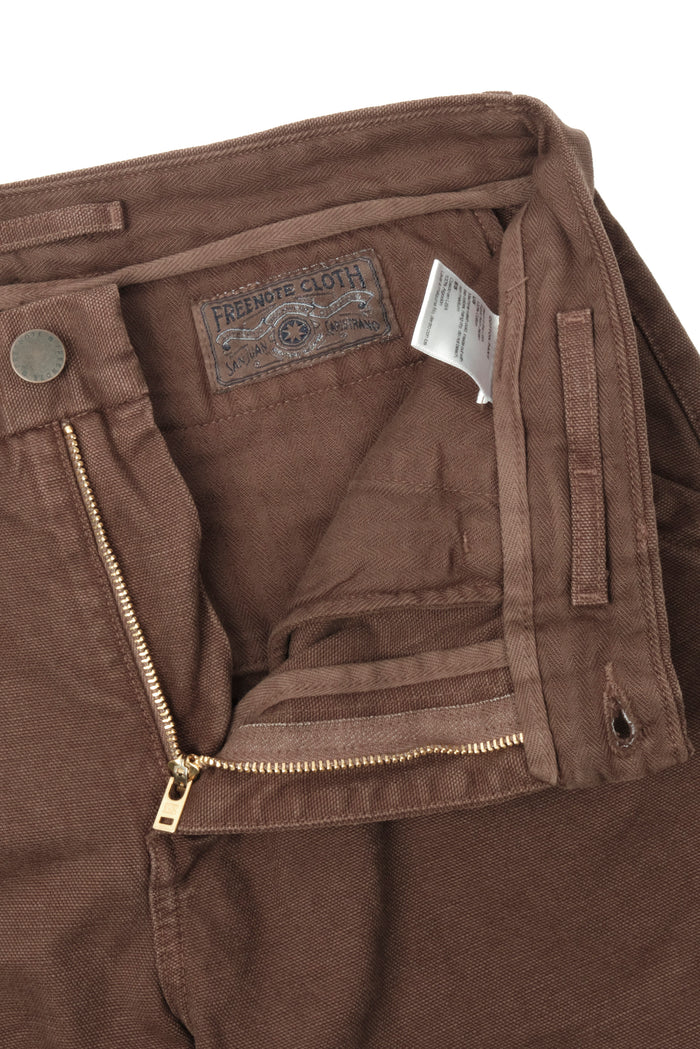 Freenote Cloth Workers Chino Slim Fit 14oz Slub - Bark