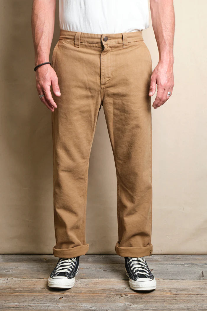 Freenote Cloth Deck Pant 14 Ounce Slub - Tan