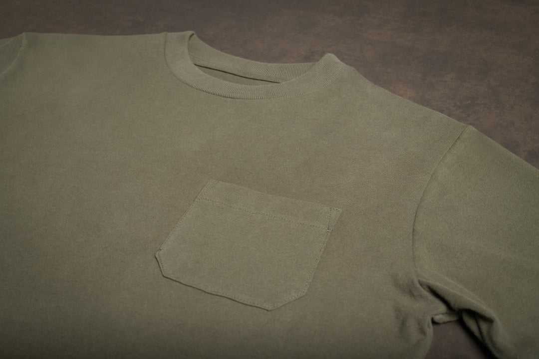 BS Basics Heavyweight Pocket Tee - Fatigue