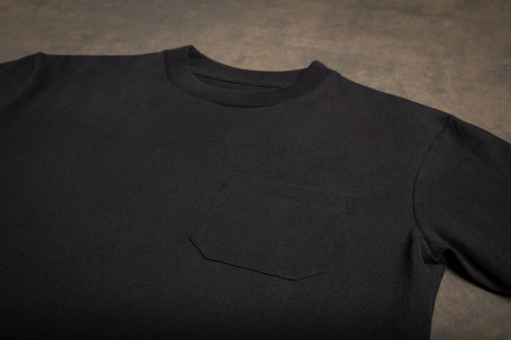 BS Basics Heavyweight Pocket Tee - Black