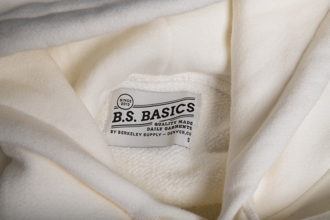 BS Basics Heavyweight Hoodie - Natural