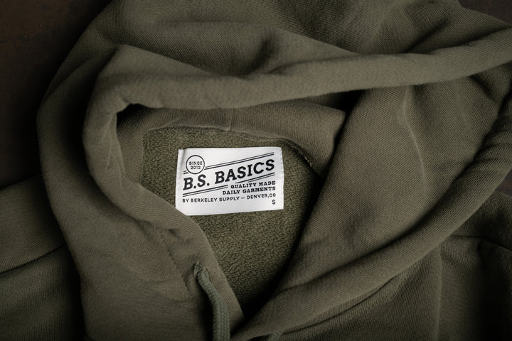 BS Basics Heavyweight Hoodie - Fatigue