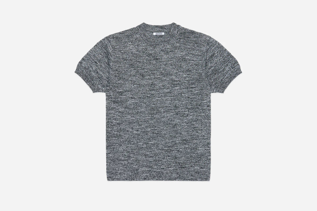 3sixteen Knit T-Shirt - Black Marled Yarn