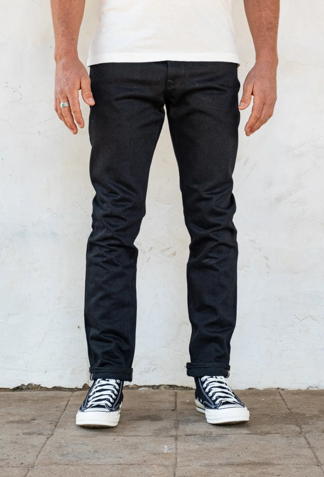 Freenote Cloth Avila Slim Taper 17oz Black Denim